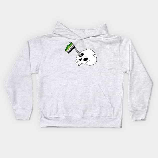 Aro skelly Kids Hoodie by the doodler